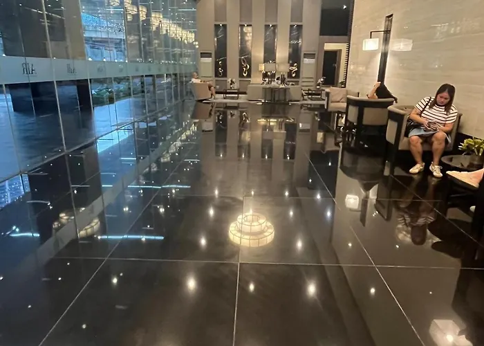 Apartment Luxury In Ayala Makati, Air Residences With Balcony *