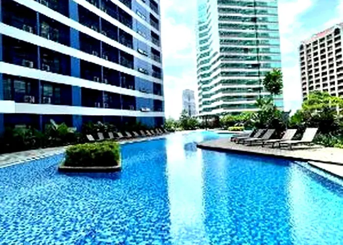 Apartment Luxury In Ayala Makati, Air Residences With Balcony